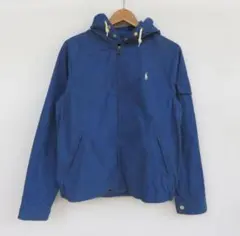 【お値下げ】Polo Ralph Lauren フーデッドブルゾン ブルー S