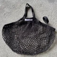 DEAN & DELUCA ブラックネットバッグ