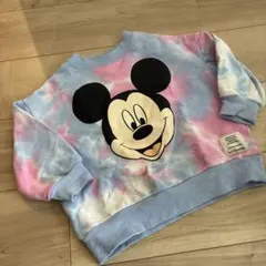 最終値下げ！マイリトルワンダー　ミッキー　タイダイ トレーナー　110㎝