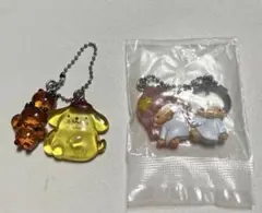 なかよしドロップチャーム　サンリオ　キキララ&ポムポムプリン2個セット