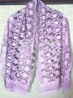 和装用　レース編みショール