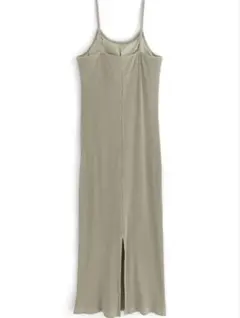 【新品タグ付】GRL ☆ rut957 グリーン パット付キャミワンピース L