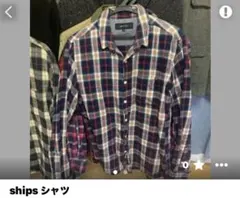 SHIPS JET BLUE チェック柄 長袖シャツ メンズのサムネイル