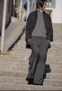 【完売商品】ZARA ZW COLLECTION ウールポケットワイドスラックスのサムネイル