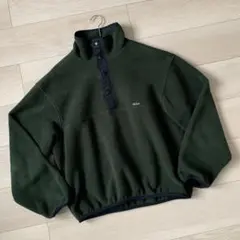 美品　90s WOOLRICH ウールリッチ　スナップT フリース　USA製　Ｍ