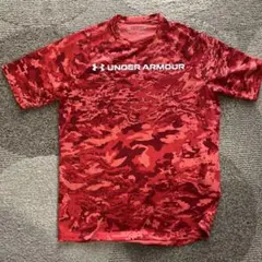 UNDER ARMOUR レッド迷彩 Tシャツ SM/P/CH