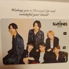 SixTONES 2023 バースデーカード