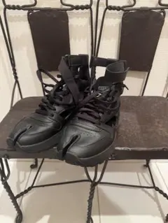 メゾンマルジェラxリーボック◾️タビ スニーカー　ブラック ハイカット