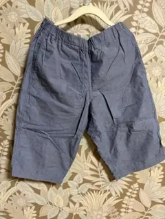 UNIQLO ユニクロ キッズ 140 デニム調 ブルー ステテコ パンツ