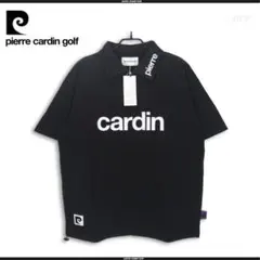 ピエールカルダン ゴルフ 半袖 ジップポロシャツ BLACK WHITE S - メルカリ