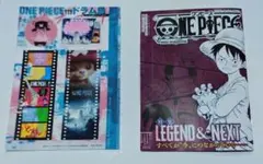 ONE PIECE ジャンプ付録 ミニマガジン ポスター フィルム風クリアしおり