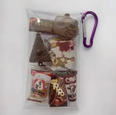 ガチャ詰めポーチ 茶色系