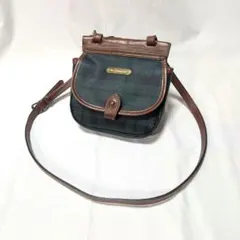 【Ralph Lauren】90sPVCレザー・ブラックウォッチチェック柄ポーチ