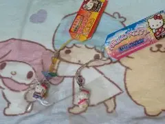 ハローキティ 食べ物モチーフ ストラップ セット