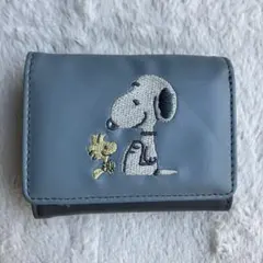 상태좋음 スヌーピー ピーナッツ 三つ折り財布 ミニ財布 funny
