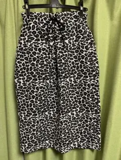 Heather ヘザー レオパードタイトスカート
