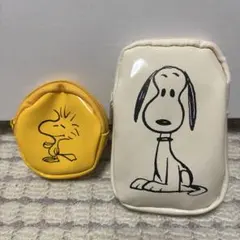 【美品】スヌーピーポーチ 2個セット