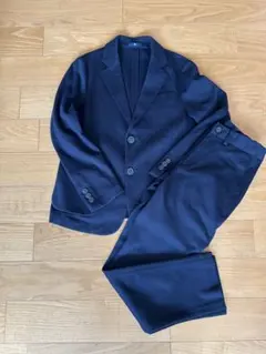 ネイビー スーツ ジャケットとパンツセット