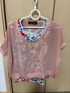 CECIL McBEE アンサンブル 花柄 トップス ピンク Mのサムネイル