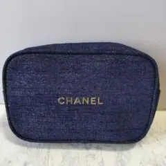 シャネルポーチホリデーネイビー未使用