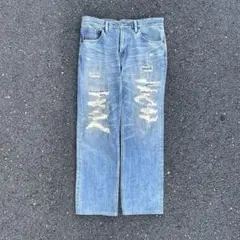 Levi’s 503 W32 ダメージ リペア デニムパンツ 501 505系