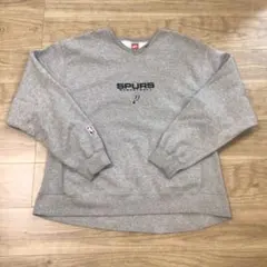 古着　USA製　刺繍ロゴ　NIKE スウェット　グレー　XLサイズ