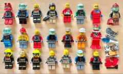 LEGO レスキュー 消防 ミニフィグ22体セット