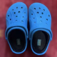 青色 crocs サンダル サイズ35