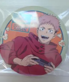 呪術廻戦　虎杖悠仁　セガラッキーくじ　FUNFUNFUN 缶バッチ