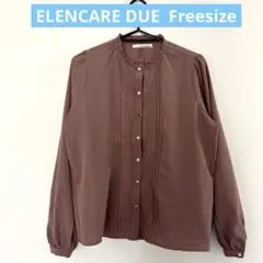 ELENCARE DUE パープルブラウン 長袖シャツ Freesizeのサムネイル