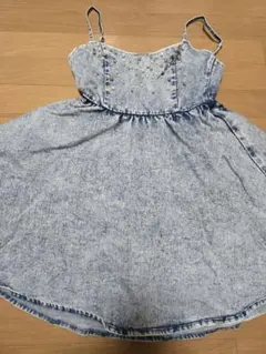 ★デニム　ミニワンピ
