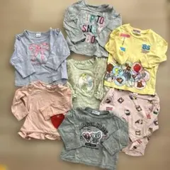 80センチ　ベビー 長袖カットソー 7点セット まとめ売り