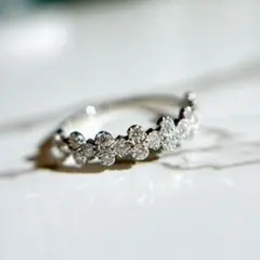 AHKAH フローレントリング プラチナ