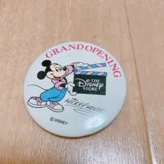 【非売品】ディズニーストア_オープン記念缶バッジ