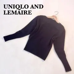 ユニクロ ルメール UNIQLO 長袖セーター リブニット M ブラック