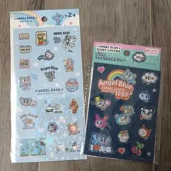 【新品】Angel Blue ステッカーシート 2枚セット　セリア
