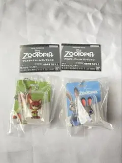 ズートピア　ガチャガチャ　ブリスターチャームコレクション ニック ジュディ