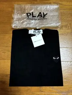 PLAY COMME des GARÇONS Tシャツ ブラック　Sサイズ　新品のサムネイル