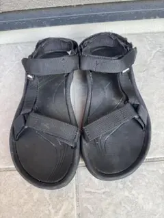 Teva ブラック スポーツサンダル