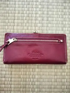 【2児ママさん専用】Dakota レザー 長財布 バーガンディ