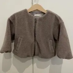 branshes ボアジャケット 90cm グレー