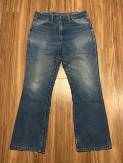 70s 80s USA製 Wrangler デニムボトム 42タロン W36