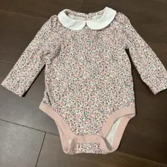 GAP BABY 花柄ロンパース ピンク　6-12m