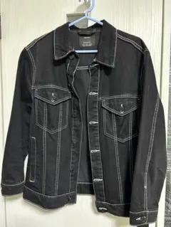 ブラックデニムジャケット