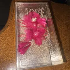 さが美 ピンクの花飾り かんざし 2個セット