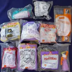 未開封90'~　マクドナルドハッピーセット　おまけまとめ9点　レトロ