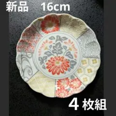 未使用保管品✨京焼 清水焼 北村 賀善 着彩捻祥瑞文 輪花鉢 木箱入