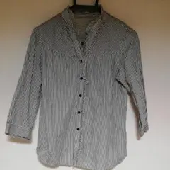 コムサイズム　レディース七分袖ブラウス