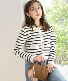 Sustainable金ボタンカーディガン　スナイデル　snidel