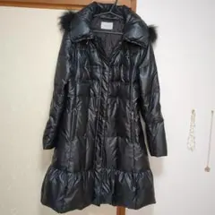 THEORIA ブラック ロングダウンジャケット
